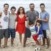 O elenco de 'Sete Vidas' gravou cenas finais da novela nesta quinta-feira, 2 de junho de 2015, na praia do Recreio, Zona Oeste do Rio de Janeiro
