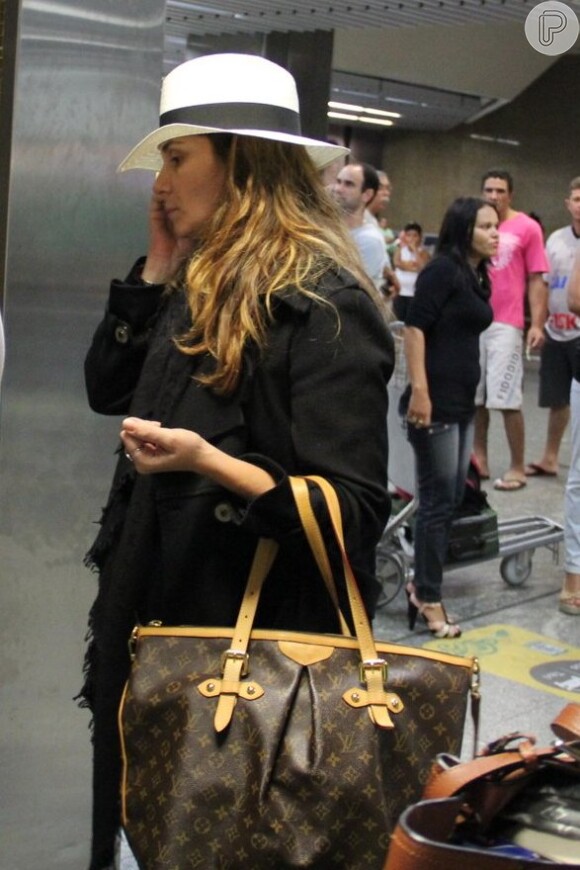 Giovanna desembarcou no Rio de Janeiro na noite de terça-feira, dia 18 de junho de 2013