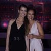 Alinne Moraes e Paolla Oliveira apostam em look fendado na festa de lançamento da novela 'Além do Tempo', da Globo