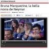 O jornal 'As' divulgou um vídeo, no qual Bruna e Rafaella apareceu na tribuna e nas dependências do estádio Camp Nou