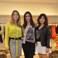 Vanessa Giácomo, Letícia Spiller e Juliana Paiva se encontram em evento de moda