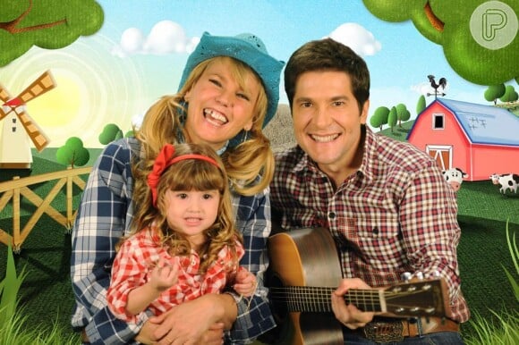 O cantor Daniel participou do DVD 'Xuxa Só Para Baixinhos 12' com as filhas Lara e Luiza ao som do country 'Adoro Dançar'