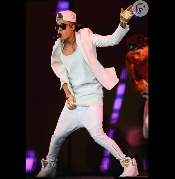 Justin Bieber está fazendo shows com a turnê 'Believe'