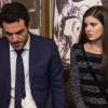 Alex (Rodrigo Lombardi) e Angel (Camila Queiroz) conseguem enrolar Carolina (Drica Moraes) e escapar do flagra, na novela 'Verdades Secretas', em 21 de setembro de 2015