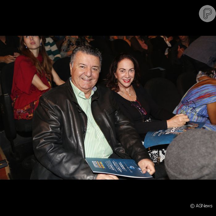 Arnaldo César Coelho estava na plateia do teatro do Leblon