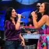 Em 2007, Ivete Sangalo dividiu o palco do programa 'Altas Horas' com a cantora Laura Pausini