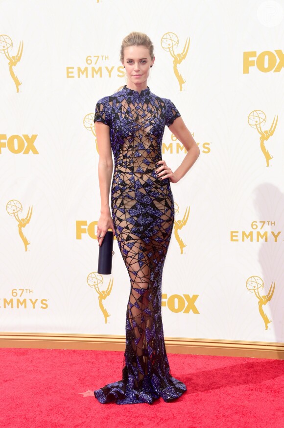 Christine Marzano no Emmy Awards 2015, neste domingo, 20 de setembro de 2015