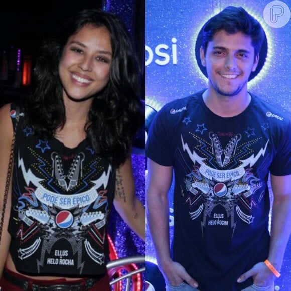 O ex-casal Yanna Lavigne e Bruno Gissoni estiveram no mesmo camarote, durante os shows do Rock in Rio, mas não se encontraram