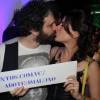 Caco Ciocler e Luisa Micheletti um dos casais beijoqueiros no Rock in Rio