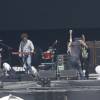 Johnny Depp e sua banda fazem passagem de som para o Rock in Rio, nesta quarta-feira, 23 de setembro de 2015
