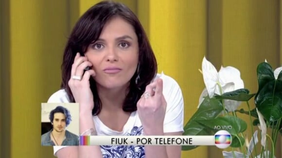 Monica Iozzi esnoba Fiuk na TV: 'Você é muito novo pra mim. Prefiro o seu pai'
