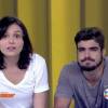 Monica Iozzi e Caio Castro trocaram 'paqueras' durante o 'Vídeo Show'