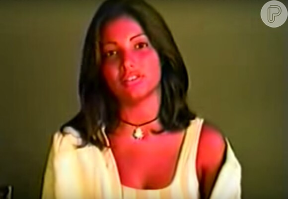 Patricia Poeta em vídeo gravado na PUC-RS (1994), quando tinha apenas 17 anos