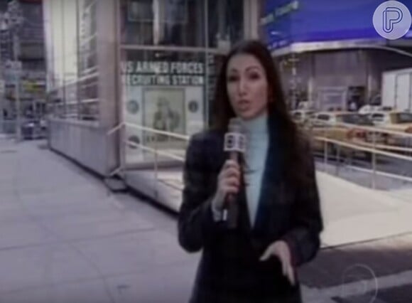 A jornalista transferiu-se para Nova York, nos Estados Unidos, em 2003, como correspondente da emissora