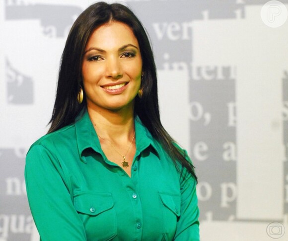 Patricia Poeta é contratada da TV Globo desde 2000