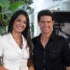 Patricia Poeta realizou entrevistas com estrelas internacionais para o 'Fantástico', como o astro Tom Cruise, em sua passagem pelo Brasil