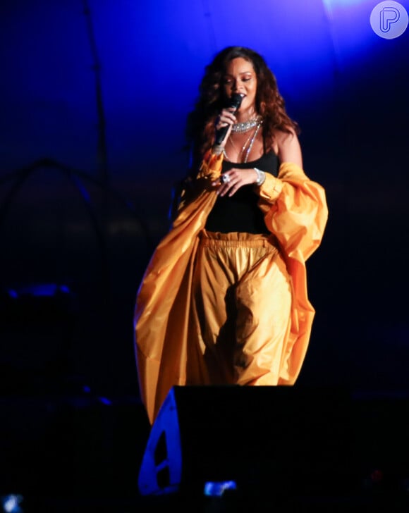 Rihanna foi a grande atração da noite deste sábado, 26 de setembro de 2015, no Rock in Rio