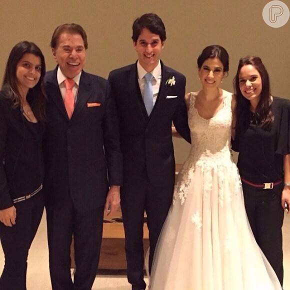 Silvio Santos casou a filha caçula, Renata Abravanel, neste sábado, 27 de setembro de 2015