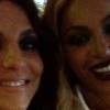 Ivete Sangalo garantiu a selfie dela com a Beyoncé!