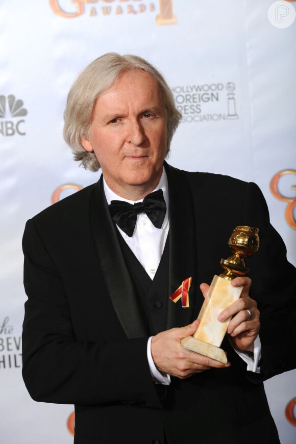 Cameron ganhou os prêmios de Melhor Diretor e Melhor Filme no Globo de Ouro por 'Avatar' em 2010