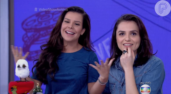 Fernanda Souza e Monica Iozzi no "Vídeo Show"