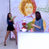 Fernanda Souza divertiu os apresentadores do "Vídeo Show" e também agradou os internautas