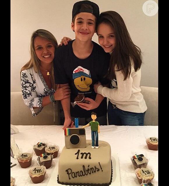 Larissa Manoela preparou festa surpresa para comemorar um milhão de seguidores de João Guilherme no Instagram: 'Eu ajudei. Foi incrível'