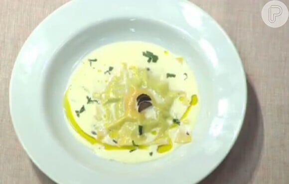 Lorenzo cozinhou na final do 'MasterChef Júnior' ravioli de ricota e espinafre como prato principal