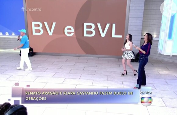 Renato Aragão se dirigiu à mulher, Lívian Aragão, ao saber o significado de BVL (boca virgem de língua): 'Vamos fazer um BVL?'