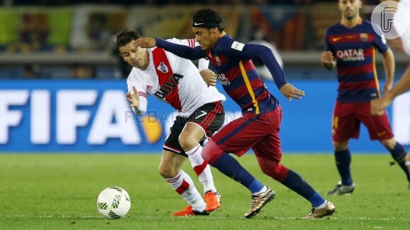Com Neymar em campo, o Barcelona venceu o argentino River Plate por 3 a 0 e conquistou o Mundial de Clubes, realizado no Japão