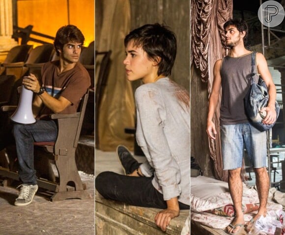 Fabinho (Daniel Blanco) tem ciúmes de Leila (Carla Salle) com Jonatas (Felipe Simas), na novela 'Totalmente Demais'