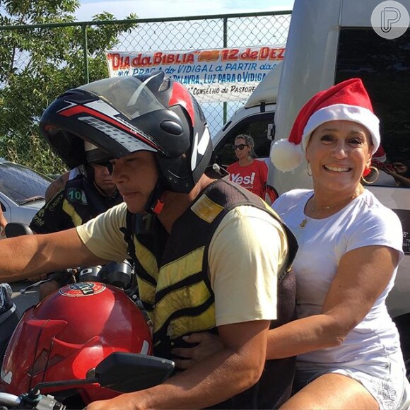 Susana subiu a comunidade de mototáxi