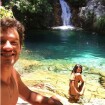 Yanna Lavigne e Nando Rodrigues posam juntos em cachoeira: 'Que nunca acabe'
