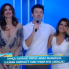 Luciana Gimenez, Rodrigo faro e Mara Maravilha no programa 'Hora do Faro', de 27 de dezembro de 2015