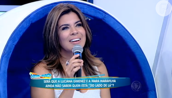Mara Maravilha participou do programa 'Hora do Faro' neste domingo, 27 de dezembro de 2015 ao lado de Luciana Gimenez