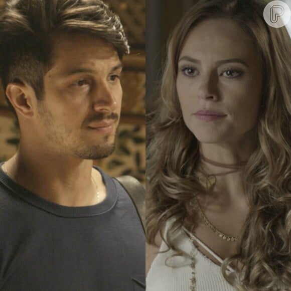 Roberto (Rômulo Estrela) pode ser o pai do filho de Melissa (Paolla Oliveira)
