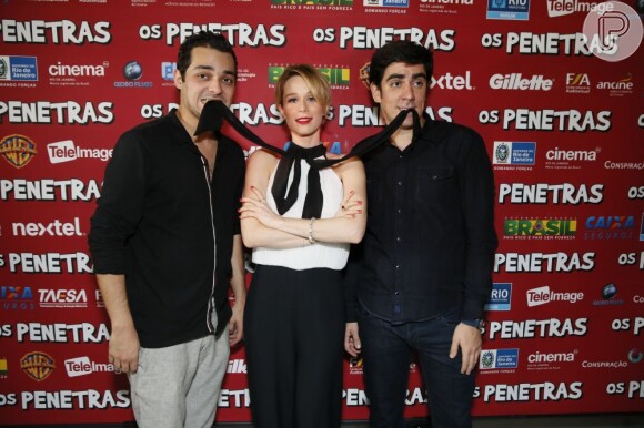 Marcelo Adnet integrou o elenco do filme 'Os Penetras' com Mariana Ximenes e Eduardo Sterblitch. A comédia foi lançada em dezembro de 2012
