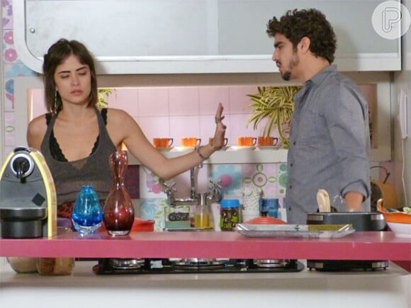 Patrícia (Maria Casadevall) termina com Michel (Caio Castro), em 'Amor à Vida'