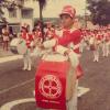 David Brasil postou foto antiga de desfile cívio no Instagram para comemorar o Dia da Independência do Brasil, neste sábado, 7 de setembro de 2013