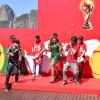 Gaby Amarantos se apresenta com Monobloco e David Correy na Tour do Troféu da Copa do Mundo