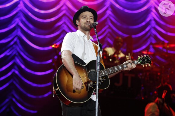 Justin Timberlake se apresentou no Rock in Rio na madrugada desta segunda-feira, 16 de setembro de 2013