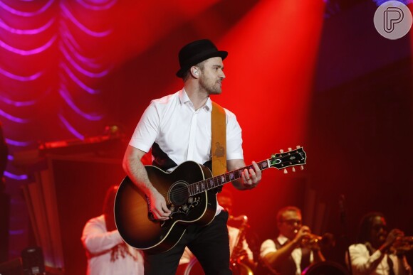 Justin Timberlake mostrou sintonia com sua banda, Tenessee Kids