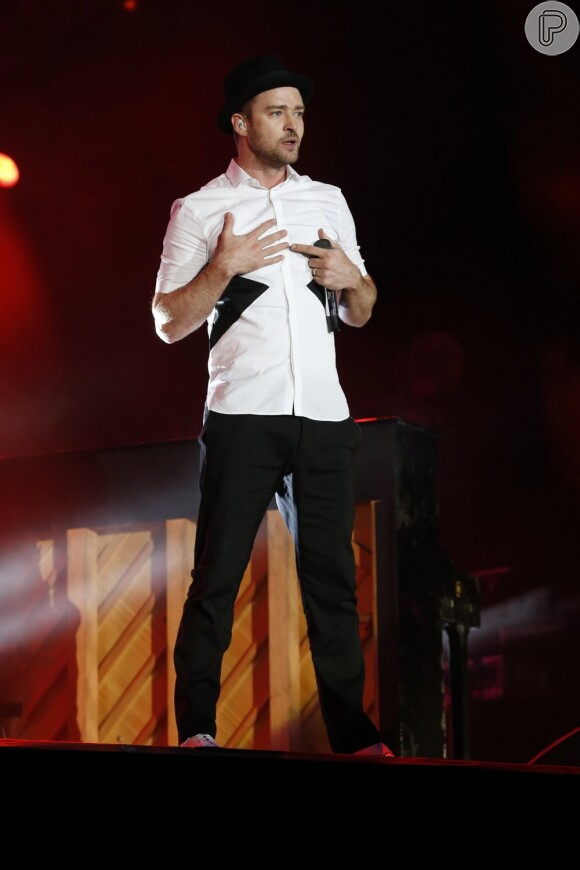 O show realizado na madrugada desta segunda-feira (16) foi a segunda apresentação de Justin Timberlake no Rock in Rio
