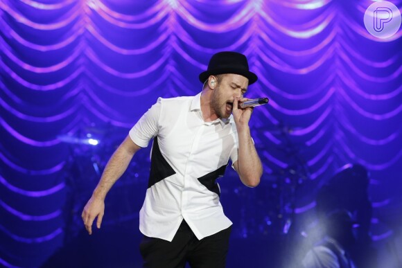 Justin Timberlake cantou vários sucessos no Rock in Rio, como 'Sexy Back' e 'What goes around... Comes around'