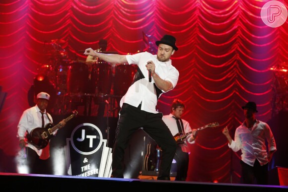 O show de Justin Timberlake encerrou a terceira noite do Rock in Rio