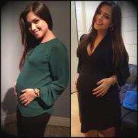 Thaís Fersoza posta foto com barriga de grávida falsa e diz: 'Dá pra ter ideia'