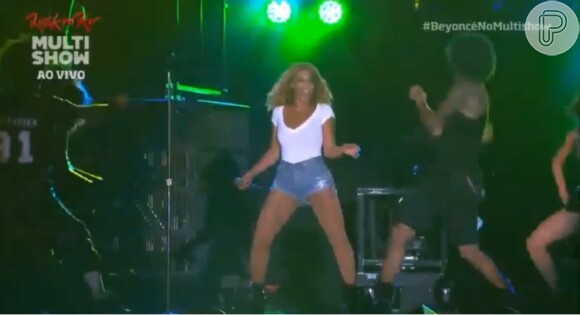 Beyoncé dançou funk durante a sua passagem pelo primeira final de semana do Rock in Rio