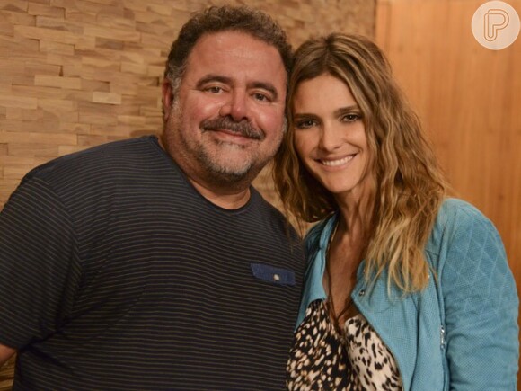 Fernanda Lima está tendo aulas de canto com Léo Jaime, o líder da banda do programa