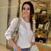 Fernanda Machado aposta em look casual para passear em shopping, em São Paulo, nesta sexta-feira (27)