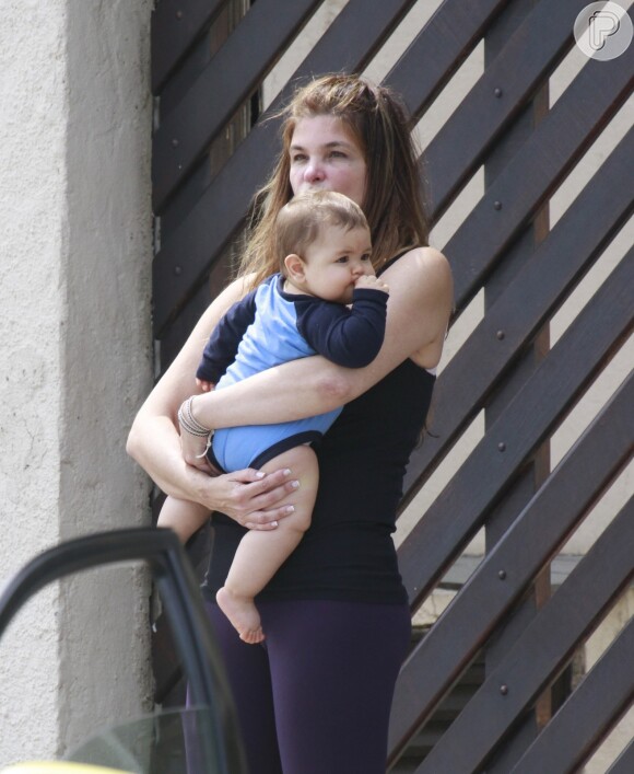 Com 7 meses, Miguel é filho de Rafaella, primogênita de Cristiana Oliveira